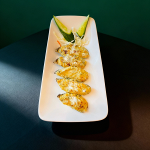 بلح البحر المحشي Stuffed Mussels