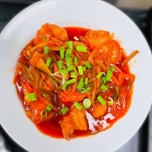 سمك حار وحامض Fish Sweet & Sour