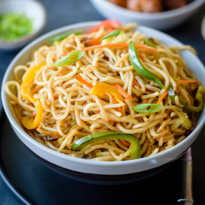 نودلز هاكا بالخضار Vegetables Hakka Noodles