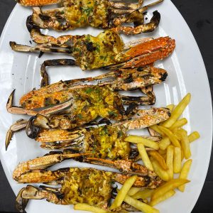 سلطعون مشوي Grilled Crab