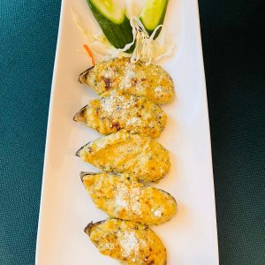 بلح البحر المحشي Stuffed Mussels